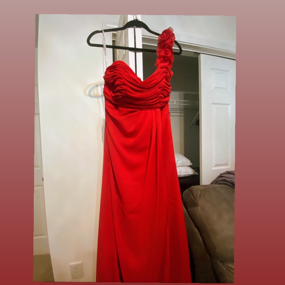 Floor length brides maid dress